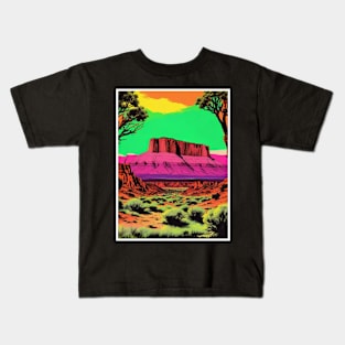 Trail Seeker Conservation Crusader Vintage Aesthetic 60s Kids T-Shirt